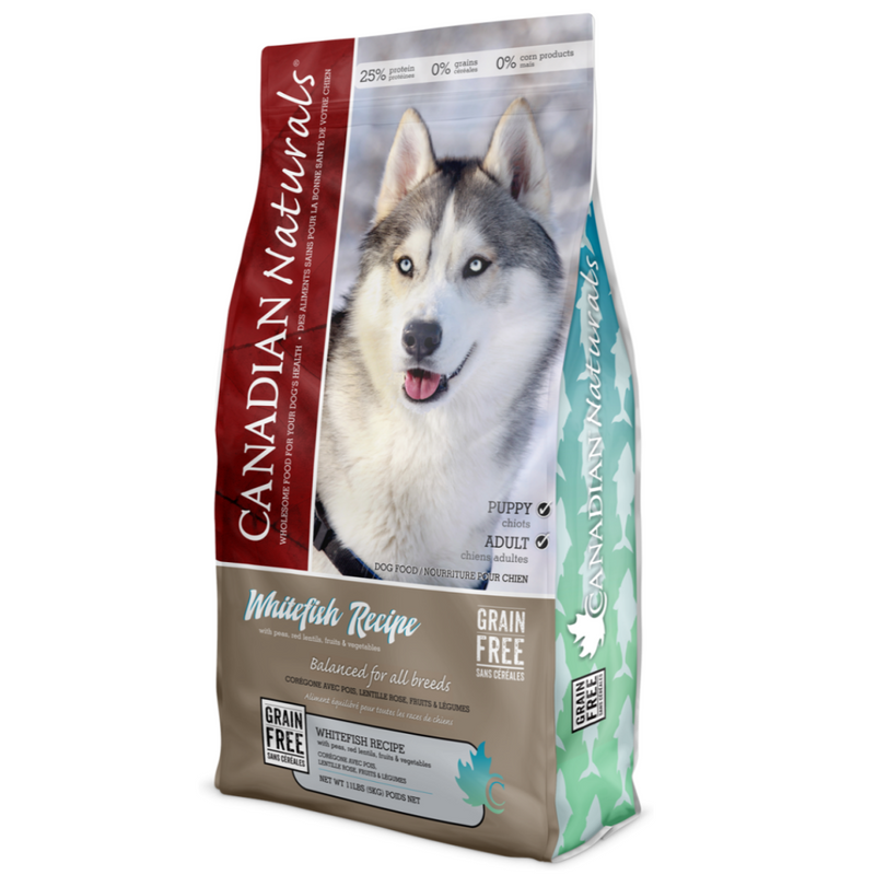 Canadian Naturals Grain Free Fresh Whitefish Recipe for Dogs 11.3kg