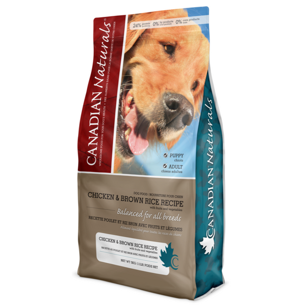 Canadian Naturals Chicken & Brown Rice Recipe for Dogs 13.6kg