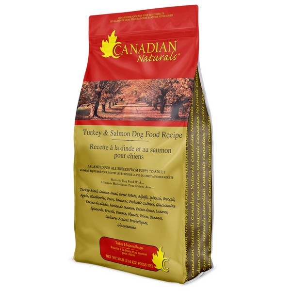 Canadian Naturals Turkey & Salmon Recipe for Dogs 13.6kg