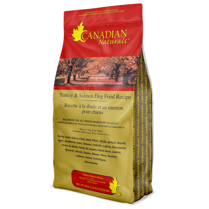 Canadian Naturals Turkey & Salmon Recipe for Dogs 13.6kg