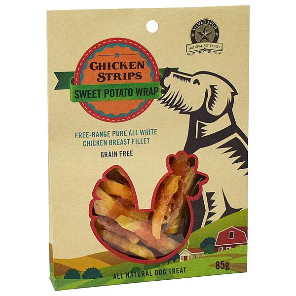 Silver Spur Chicken Strips Sweet Potato Wrap 85g