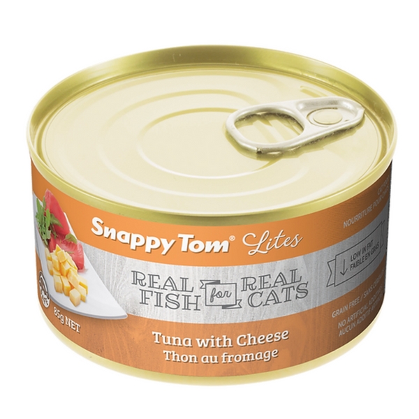 Snappy Tom Lites Tuna with Cheese Cat Food 85g