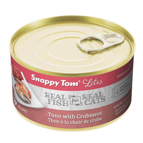 Snappy Tom Lites Tuna with Crabmeat Cat Food 85g