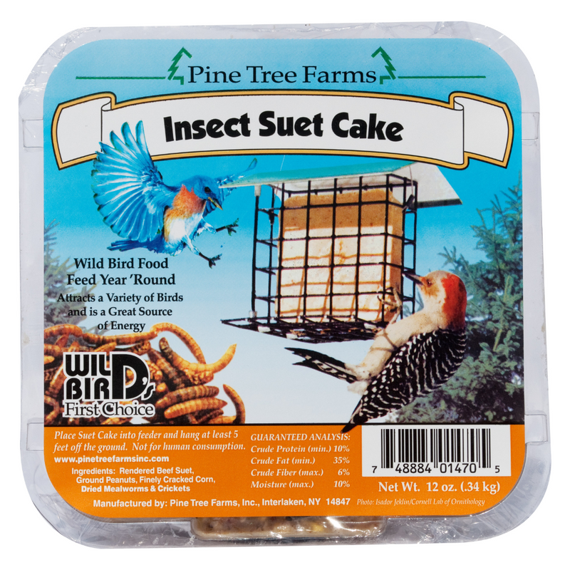 Pine Tree Farms Insect Suet Cake 340g