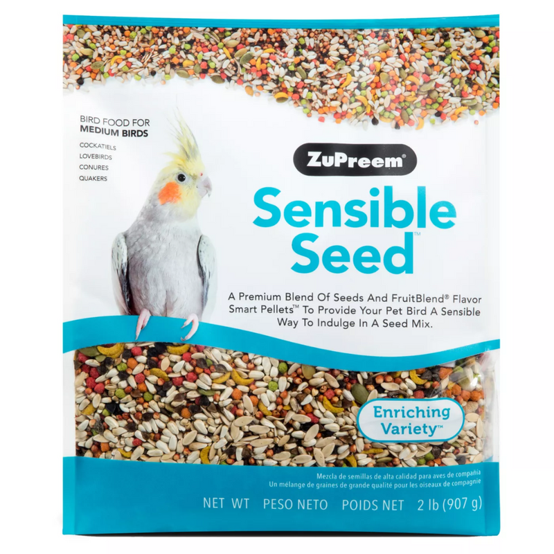 ZuPreem Sensible Seed Food for Medium Birds 907g