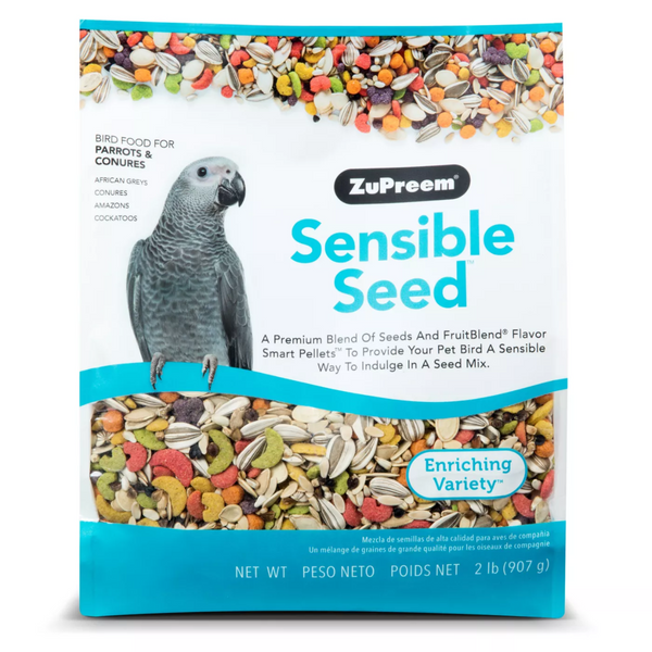 ZuPreem Sensible Seed Food for Parrots & Conures 907g