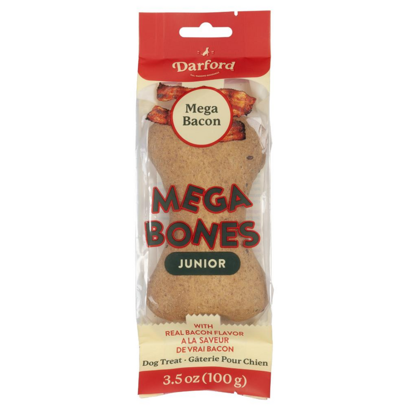 Darford Mega Bones Junior Bacon Dog Treat 100g