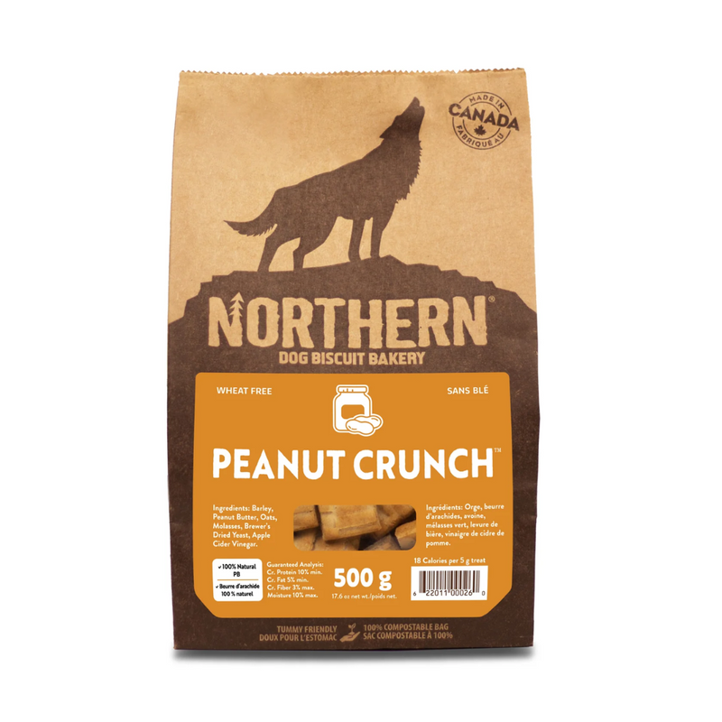 Northern Biscuit Peanut Crunch Dog Treats 500g