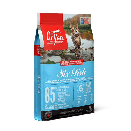 Orijen Six-Fish Recipe for Cats 5.4kg