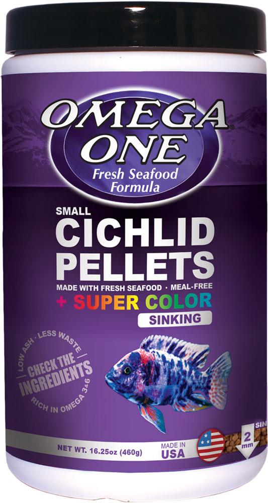 Omega One Cichlid Super Color Sinking Pellet 16.25oz