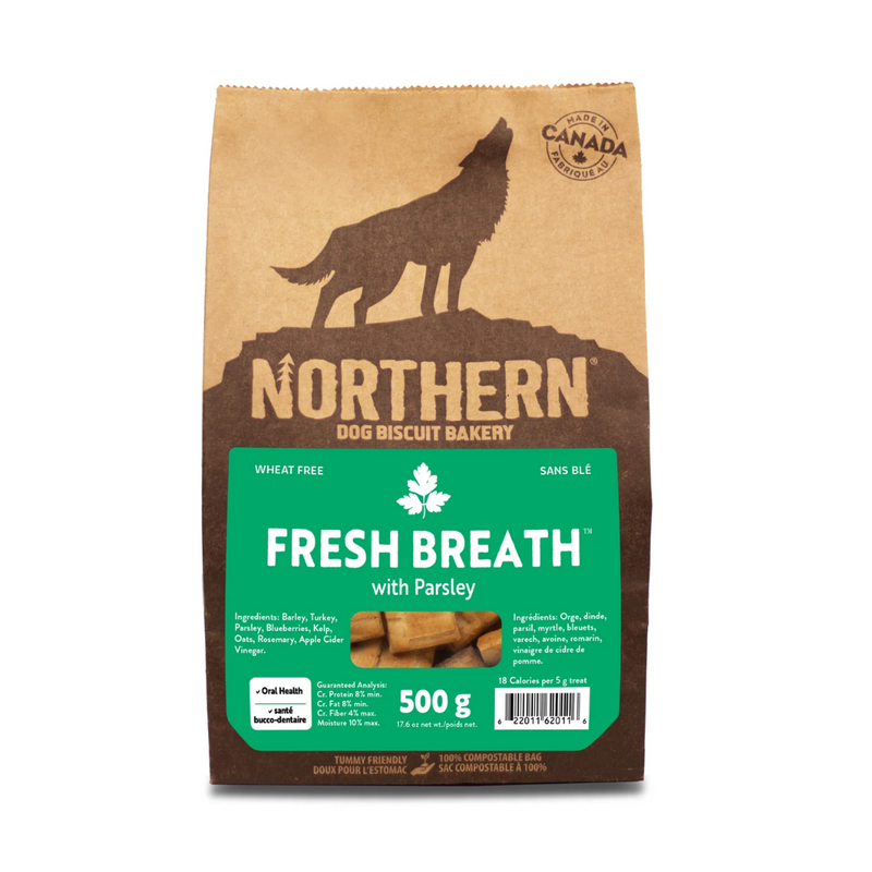 Northern Biscuit Fresh Breath with Parsley Dog Treats 500g