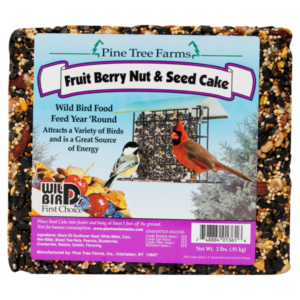 Pine Tree Farms Fruit Berry Nut & Seed Cake 0.91kg