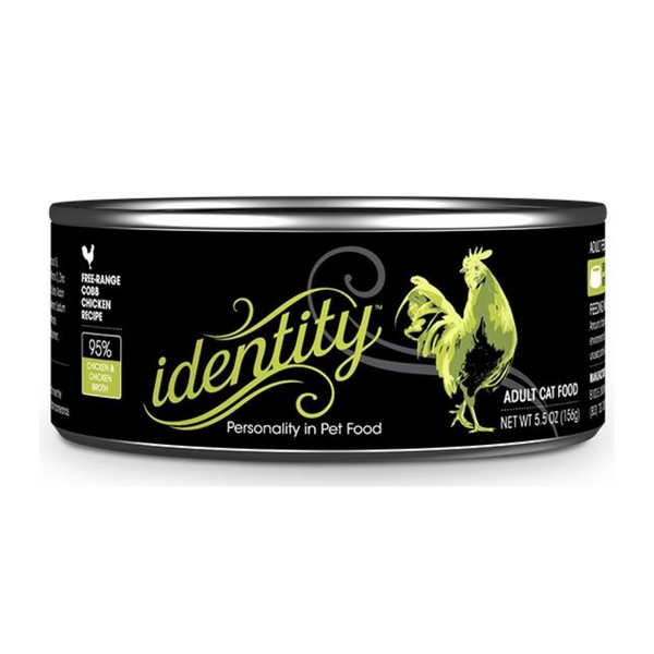 Identity 95% Free-Range Cobb Chicken & Chicken Broth Cat Food 156g