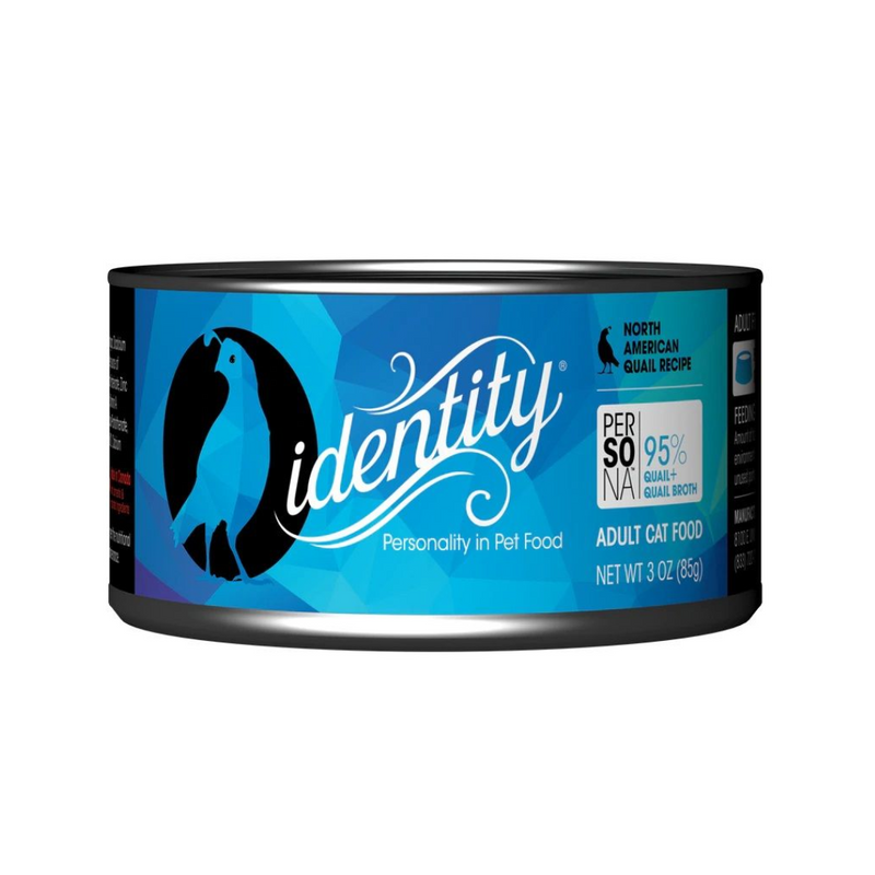 Identity Persona 95% North American Quail & Quail Broth Cat Food 85g