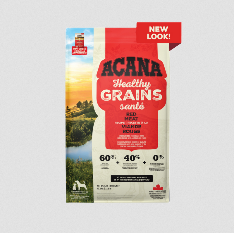 Acana Healthy Grains Dog Food - Red Meat