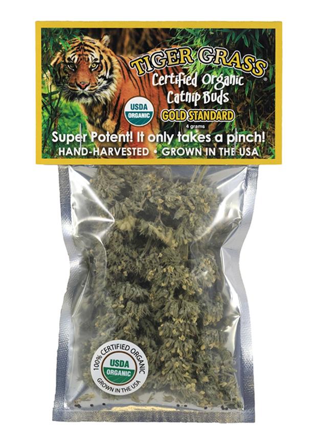 Tiger Grass Catnip Buds 4g