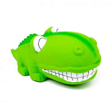 Bud'Z Latex Big Snout - Green Alligator 7in