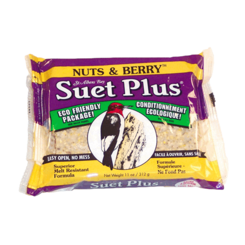 Wildlife Sciences Suet Plus - Nuts & Berry