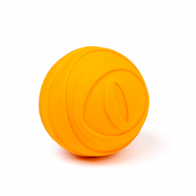 Bud'Z Latex Ball w/squeaker Orange 2.6in