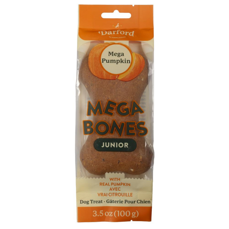 Darford Mega Bones Junior Pumpkin Dog Treat 100g