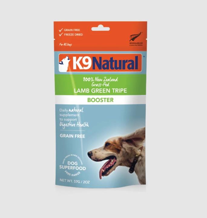 K9 Natural Lamb Green Tripe Freeze-Dried Booster 57g