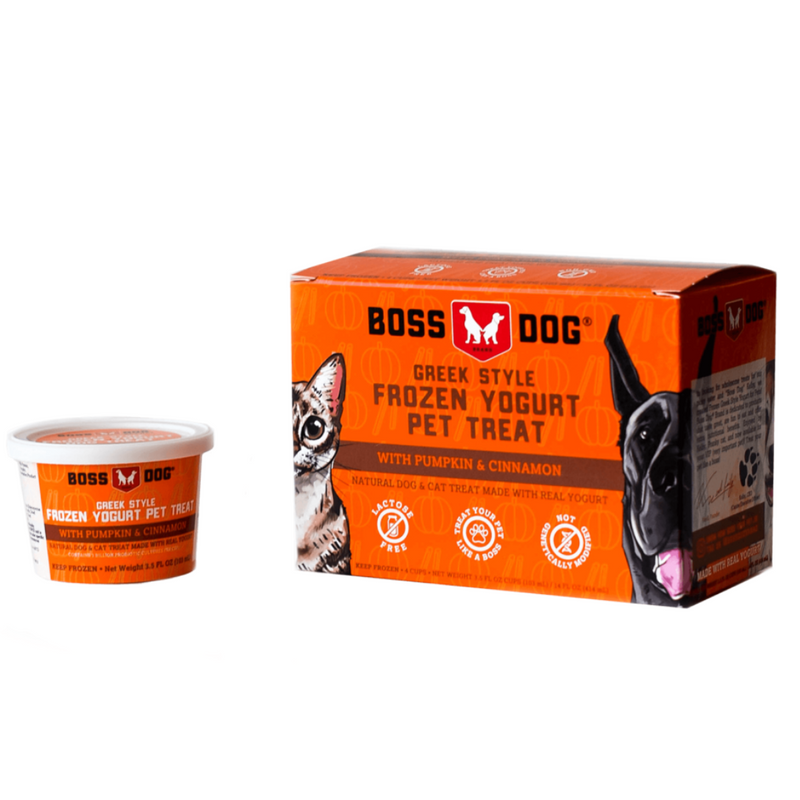 Boss Dog Frozen Yogurt - Pumpkin & Cinnamon 4 x 103ml