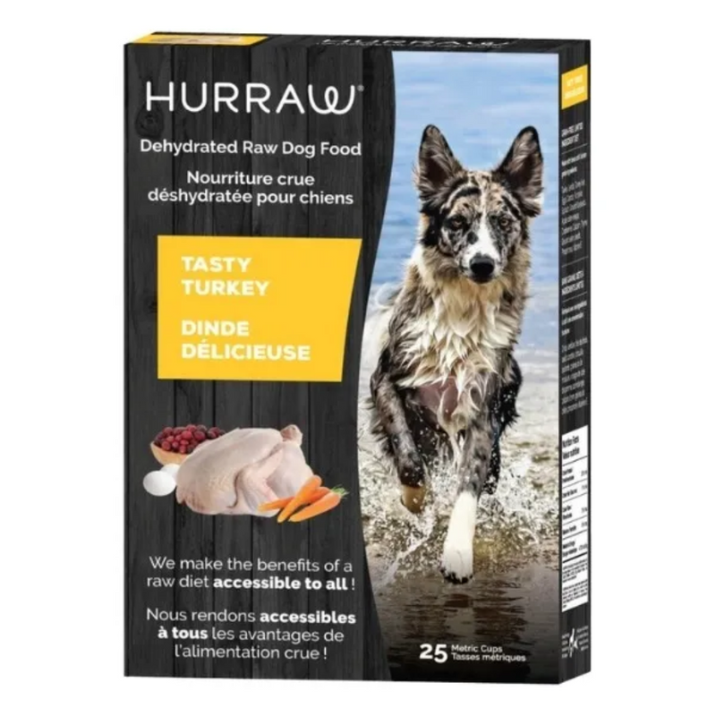 Hurraw Dehydrated Raw Dog Food - Tasty Turkey