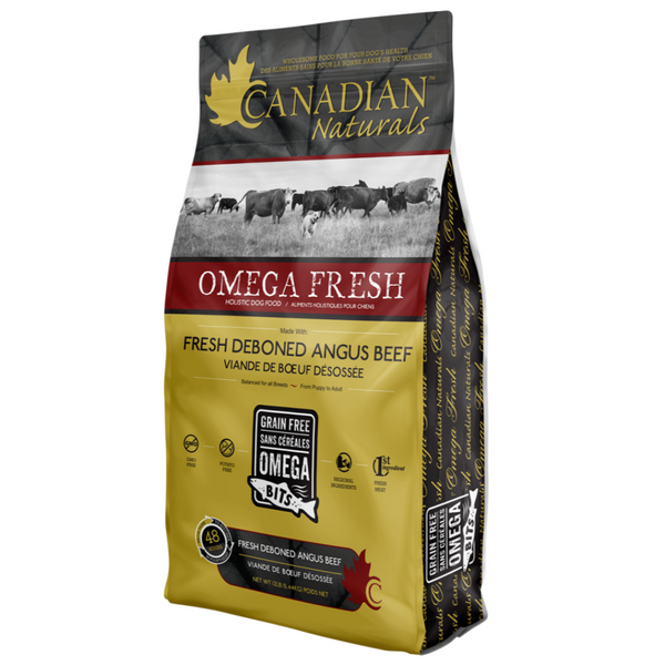 Canadian Naturals Omega Fresh Deboned Angus Beef Recipe for Dogs