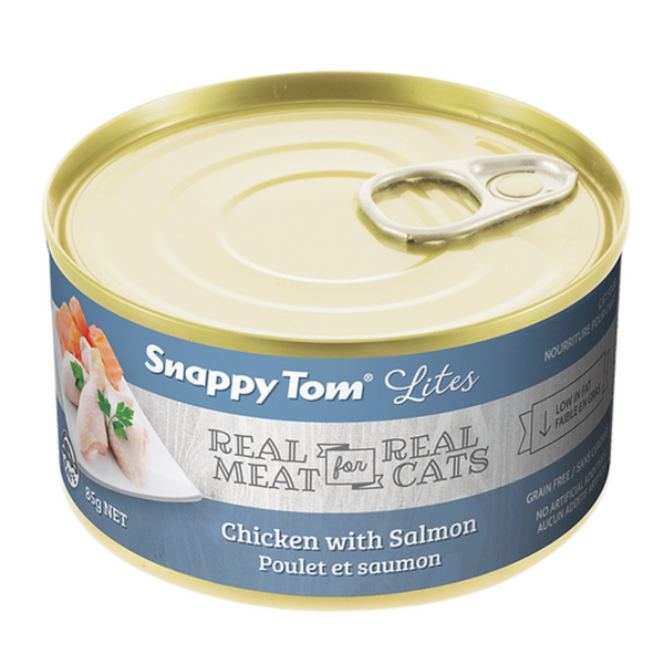 Snappy Tom Lites Chicken with Salmon Cat Food 85g