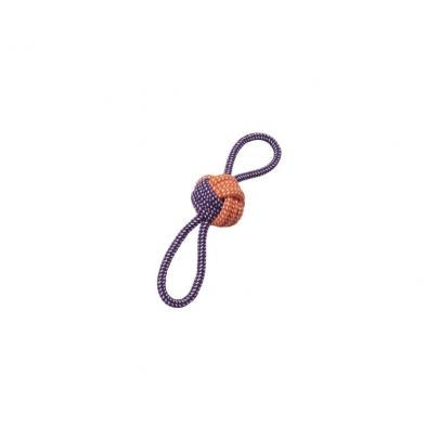 Bud'Z Monkey Fist Ball Rope Orange/Purple 11in