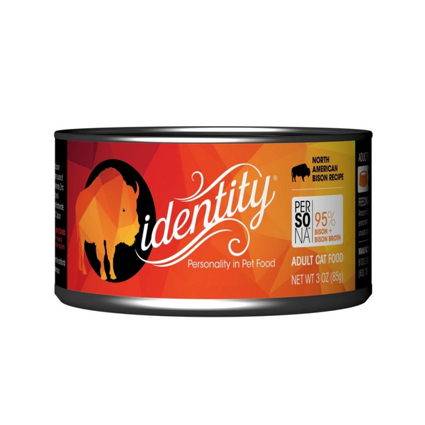 Identity Persona 95% North American Bison & Bison Broth Cat Food 85g