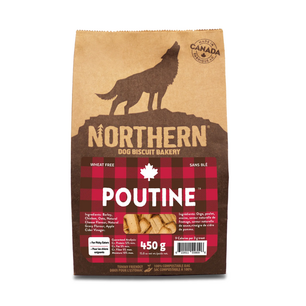 Northern Biscuit Poutine Dog Treats 450g