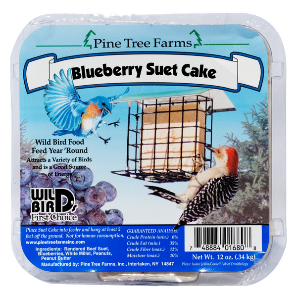 Pine Tree Farms Blueberry Suet Cake 340g