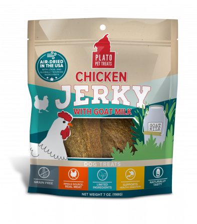 Plato Chicken Jerky with Goat's Milk 198g