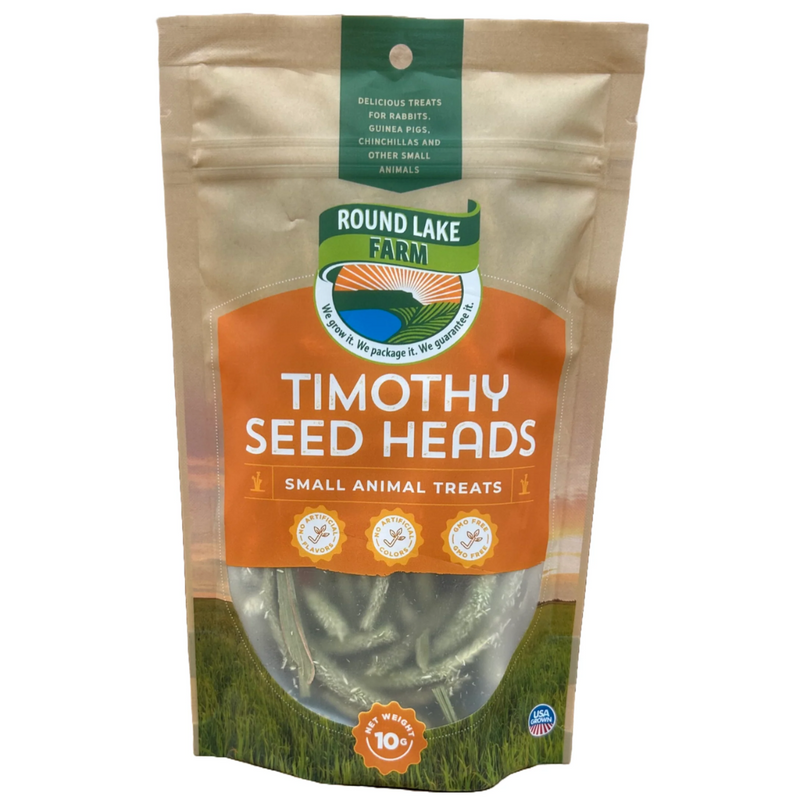 Round Lake Farm Timothy Seed Heads Small Animal Treat