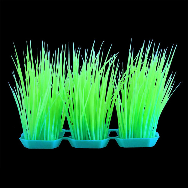 Underwater Treasures Glow Plants - Green Glow Hair Grass