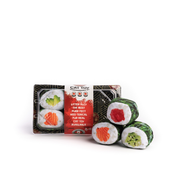 Fabcat Sushi Roll Toy Set