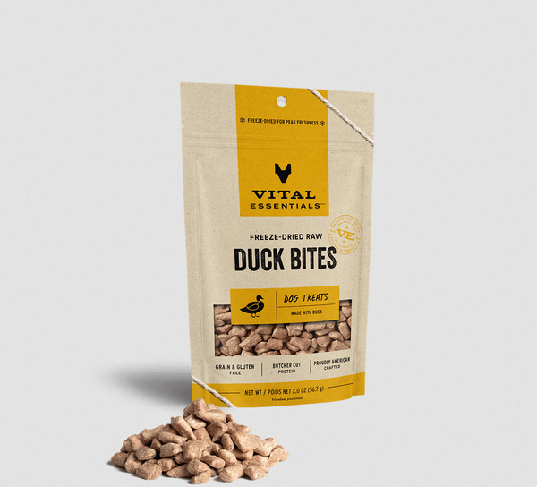 Vital Essentials Freeze-Dried Raw Duck Bites 56.7g