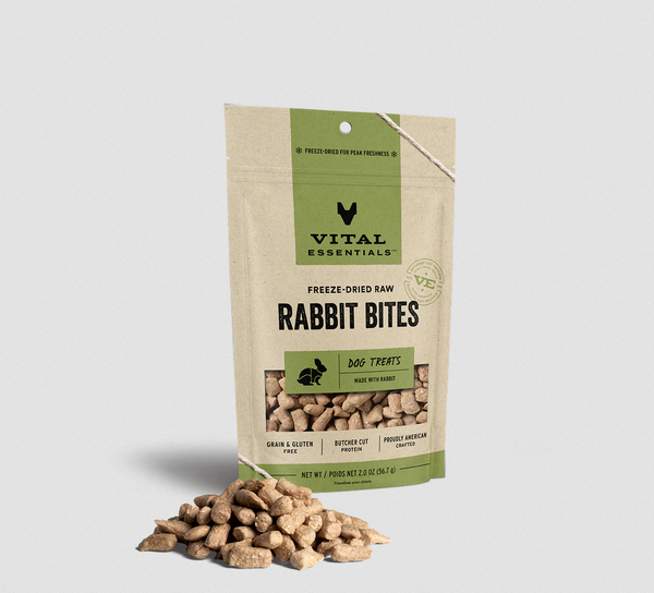 Vital Essentials Freeze-Dried Raw Rabbit Bites 56.7g