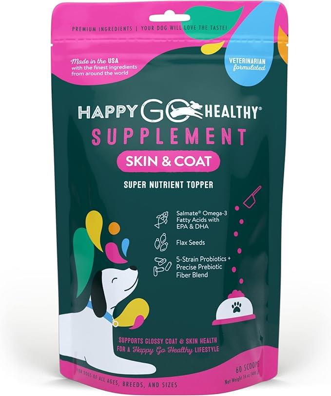 Happy Go Healthy Skin & Coat Supplement - 60 Scoops