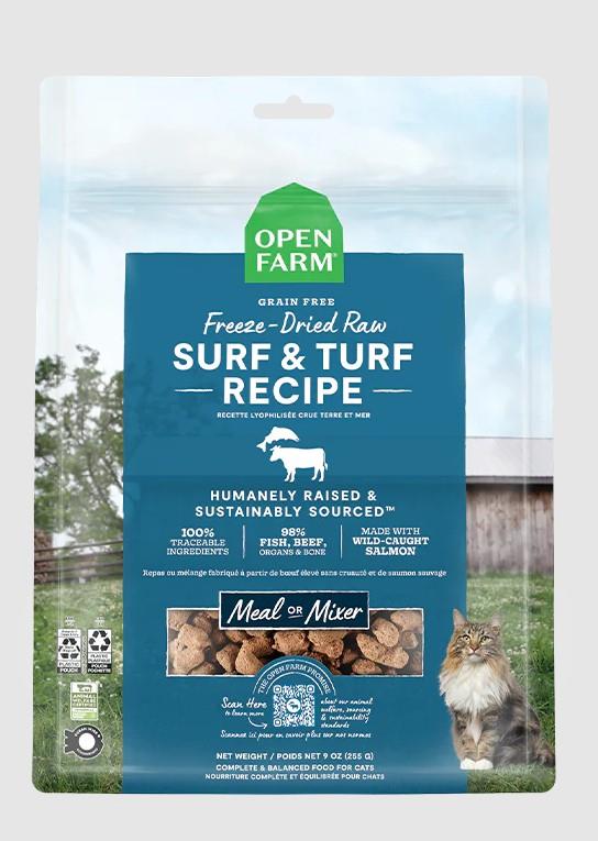 Open Farm Surf & Turf Freeze Dried Raw Cat Food