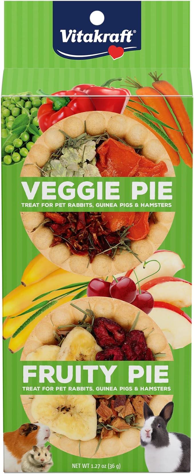 Vitakraft Veggie & Fruity Pie 2-pack