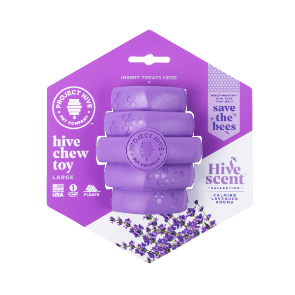 Project Hive Durable Large Chew Toy for Dogs - Lavender