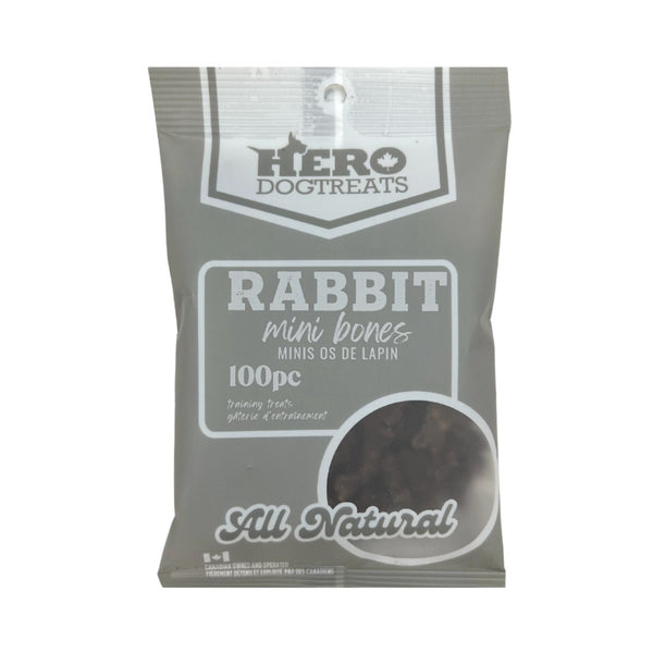 Hero Mini Bones Dog Treats - Rabbit 75g