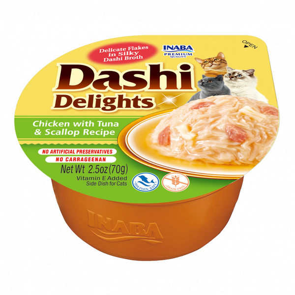 Inaba Dashi Delights - Chicken, Tuna & Scallop 2.5oz