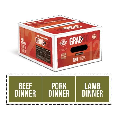 Big Country Raw Grab n Go Red Box - 12lb