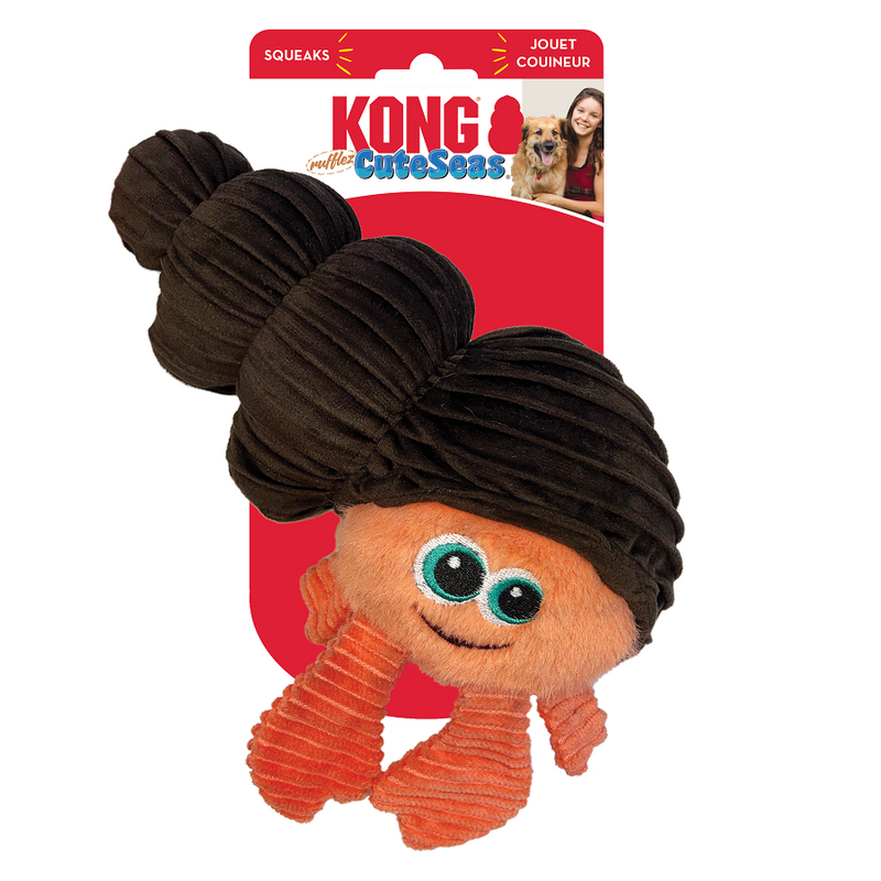 Kong CuteSeas Rufflez Plush Dog Toys