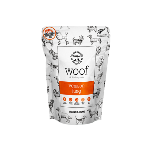 New Zealand Natural Woof Treats - Venison Lung 50g