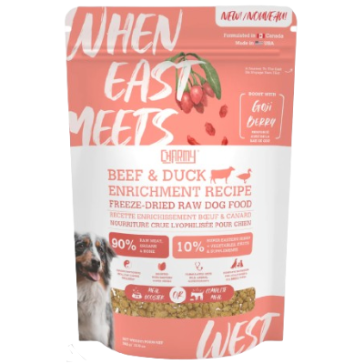 Charmy Pet Easts Meets West FD Beef/Duck 386g