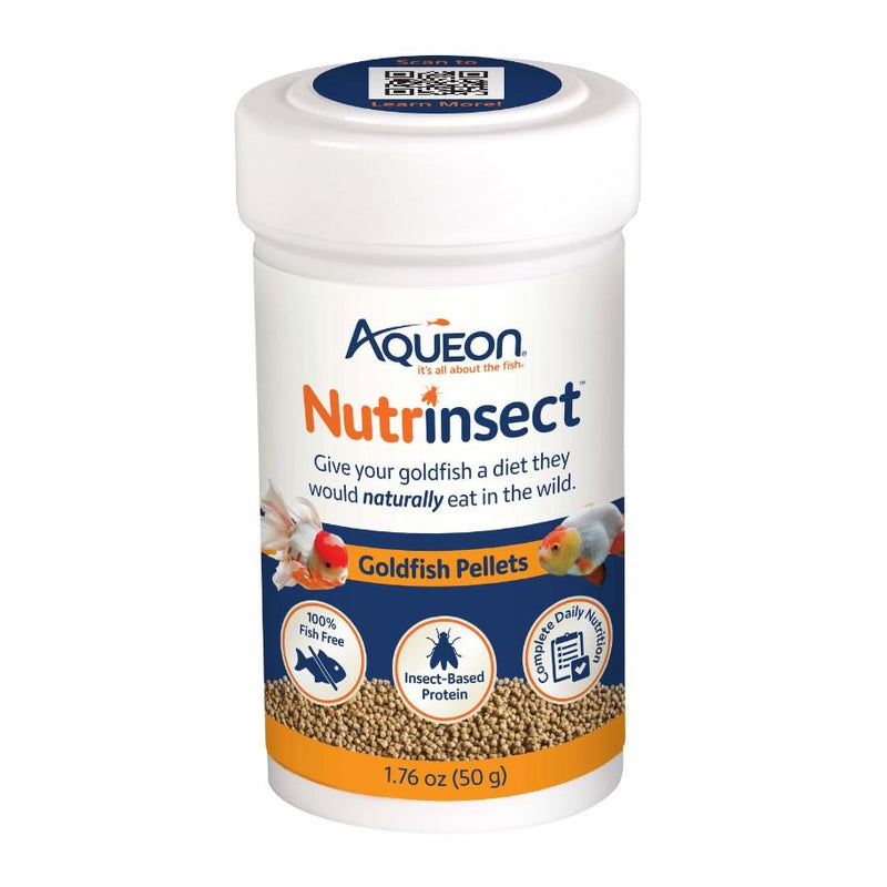 Aqueon Nutrinsect Goldfish Pellets 50g